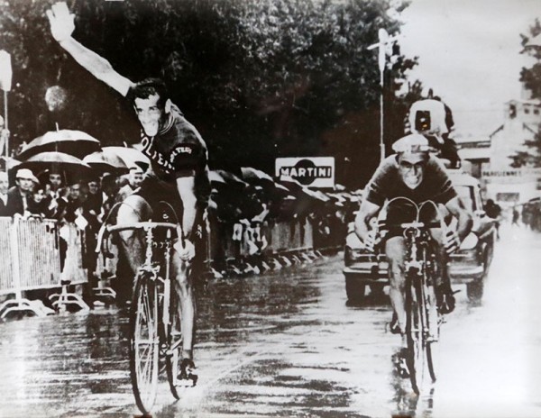Svizzera-Giro del Ticino 1966 Giuseppe Fezzardi vince battendo il tedesco Hans Junkermann