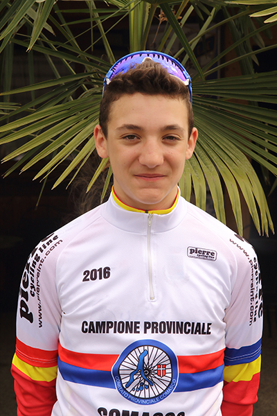 Alessandro Ceci, Campione Lariano Esordienti 1* anno 2016 (Foto Kia)