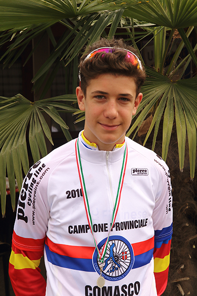 Davide Mezzanotte, Campione Lariano Esordienti 2* anno 2016 (Foto di Kia Castelli)