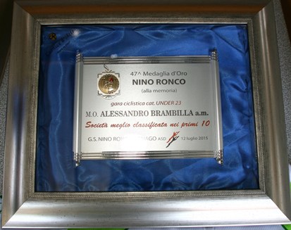 Medaglia d'oro Nino Ronco (Foto Berry)