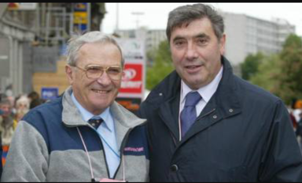 Giorgio Albani qui con Eddy Merckx