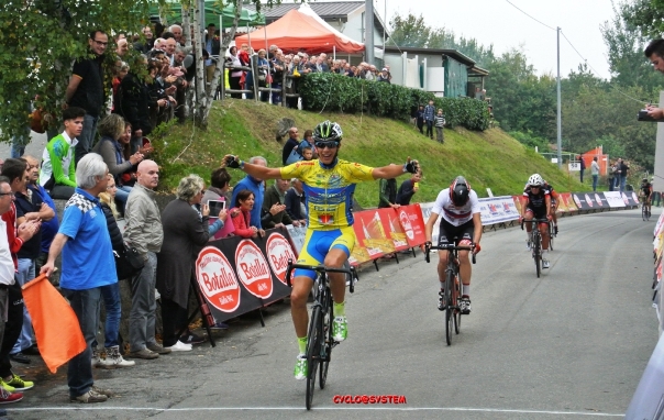 Brescianini sul campione regionale piemontese Francesco Canepa nel Memorial Giancarlo Astrua (cyclosystem)