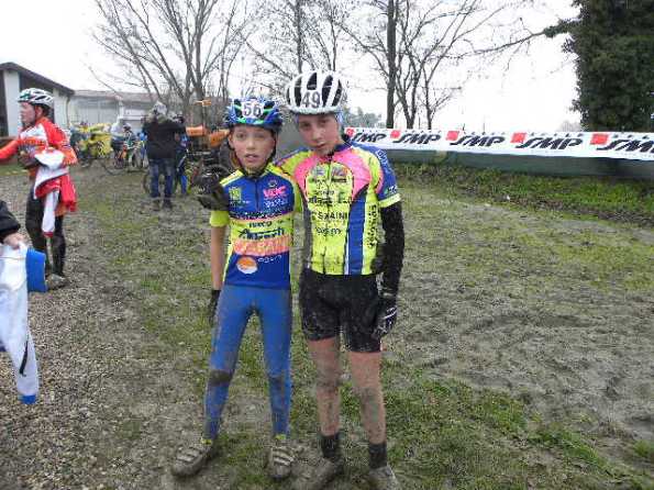 Carpene Gianmarco ed Edoardo Zamperini (Off Alberti Val D'Illasi) protagonisti nella gara Esordienti 1^ anno (Foto Nastasi)