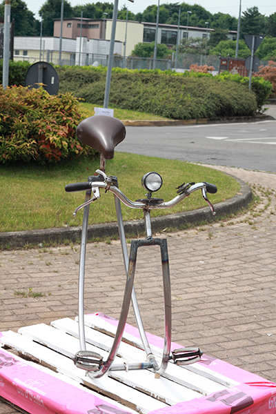 Uno strano prototipo di Bicicletta (Foto Kia Castelli)