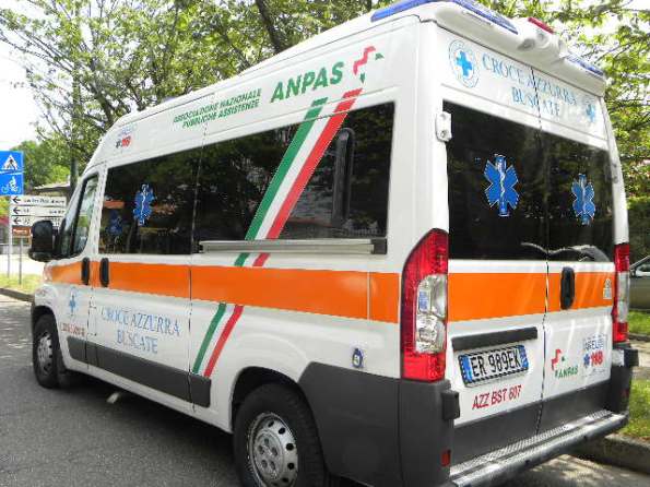 Ambulanza Croce Azzurra Buscate (Foto Nastasi)