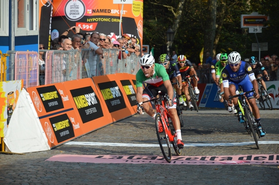 Nizzolo vince ad Agliè il 100° Giro del Piemonte ora Gran Piemonte (Foto Claudio Mollero)