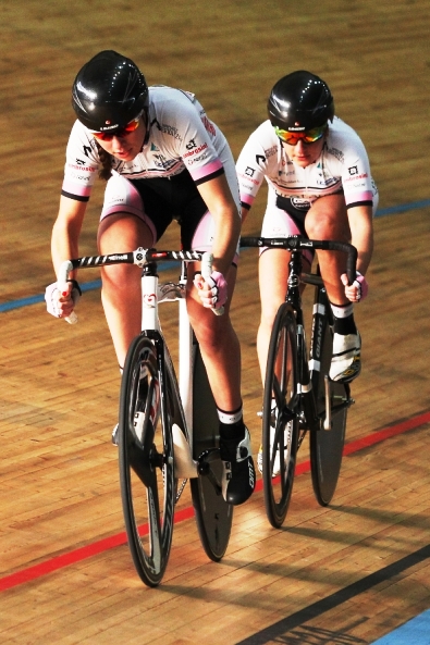Martina Michelotti e Debora Silvestri, 3^ classificate velocita^ squadre (Foto Ghilardi)