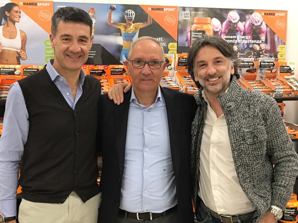 da sx, Maurizio Corapi, Giuseppe Martinelli e Andra Rosso.