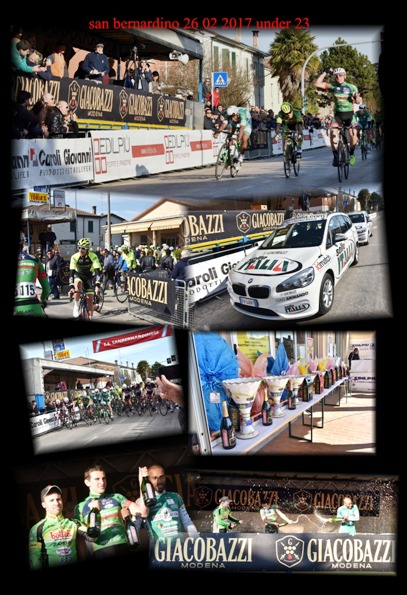 Giacobazzi-Modena, Sponsor del Giro d'Italia U23 (Fotocomposizione di Armando Tosatti - "Armanden"