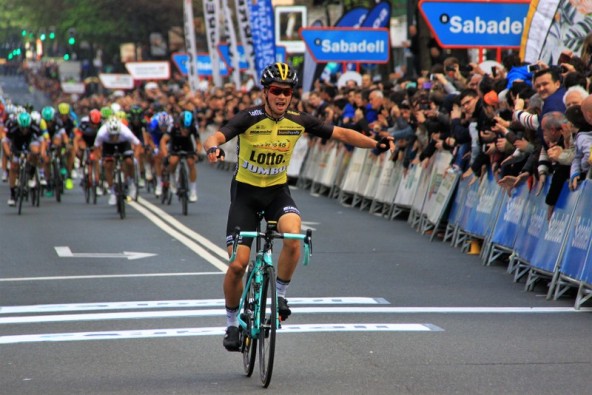 Primoz Roglic vince la 4^ tappa del Pays Vasco (Foto di Jean Claude Fauches)