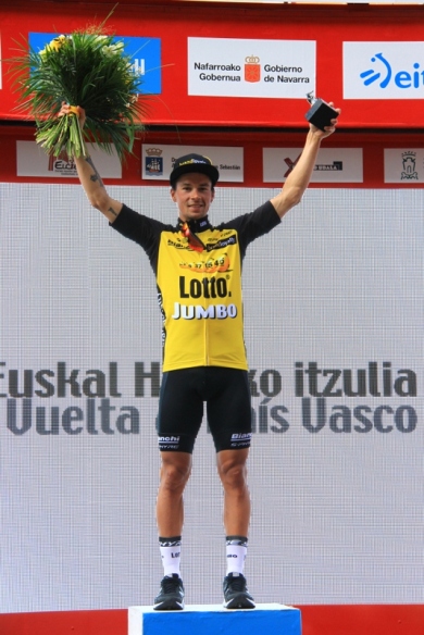 Primoz Roglic vincitore 4^ tappa a Bilbao (Foto Jean Claude Faucher)