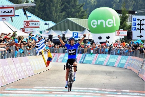 Mikel Landa Meana vince a Piancavallo (Foto JC Faucher)