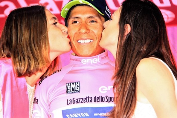 Nairo Quintana tornato in maglia rosa (JC Faucher)