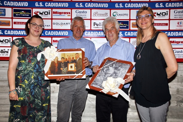 Castel D'Azzano 31.05.2017 - Francesco Moser Premio Guido Rizzetto 2017 premiato con Remo Mosna