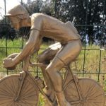 Casalguidi (Pistoia) – “Rubata” la mini bicicletta simbolo del Monumento dedicato a Franco Ballerini sulla strada dove perse la vita il 7 Febbraio 2010