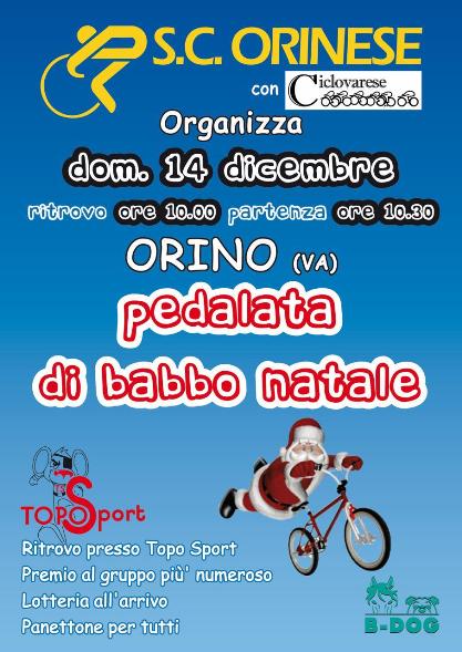 Varese – Tris di iniziative per Ciclovarese : Presepe del Ciclista, Natale di Ciclovarese e Pedalata di Babbo Natale