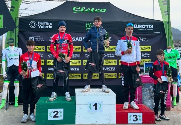 Sabbio Chiese (Brescia) – Ciclocross : 3# Cleten Cross : Esordienti 2° anno, con Fabio Pisarra al vertice e tra gli allevi 1° anno vince Longhi su Ferro