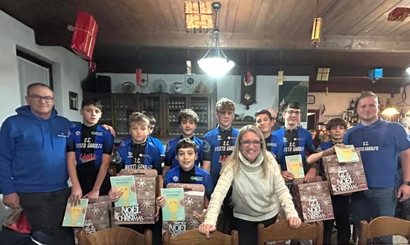 Busto Garolfo (Milano) – S.C. Busto Garolfo 1954 : Scambio degli auguri Natalizi