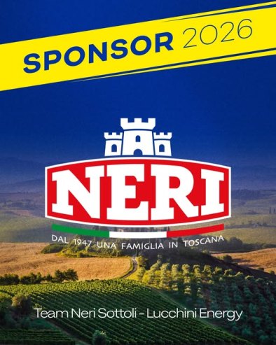 Pistoia – Juniores : Dal 2026 il Team Franco Ballerini si chiamerà : “Team Neri Sottoli-Lucchini Energy”