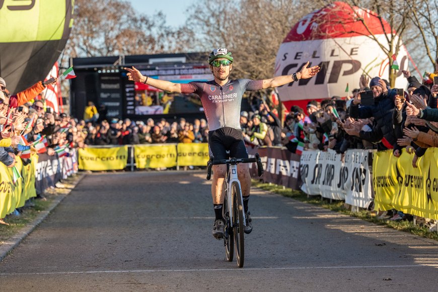 Brugherio (Monza&Brianza) – Uomini Elite : Filippo Fontana (CS Carabinieri-Cicli Olympia) Campione D’Italia CX 2026