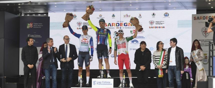 Tortolì (Sardegna) – Terzo gradino del podio per Manuel Penalver (Team Polti-Visit Malta) nella 3° tappa del 30° Giro di Sardegna