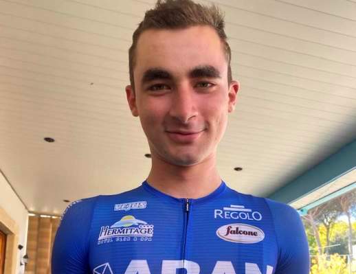 Potenza – Brutta caduta in allenamento per l’Under 23 lucano Luca Laguardia (Aran Cucine Vejus)