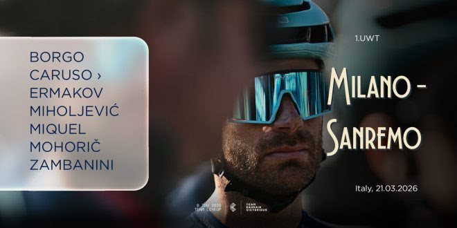 Pavia – Ecco la formazione del Team Bahrain-Victorious per la “117° Milano-Sanremo”