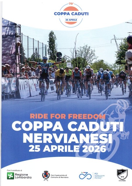 Nerviano (Milano) – Elite-Under 23 : 79° Coppa Caduti Nervianesi, sabato 25 Aprile 2026