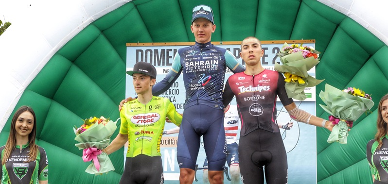 Gerenzano (Varese) – Alessandro Cattani, varesino di Gerenzano sul terzo gradino del podio a San Vendemiano