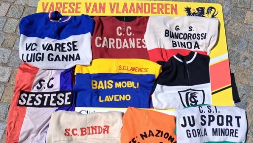 Cittiglio (Varese) – Con la Varese Van Vlaanderen una Mostra  con le Maglie del Ciclismo Varesino