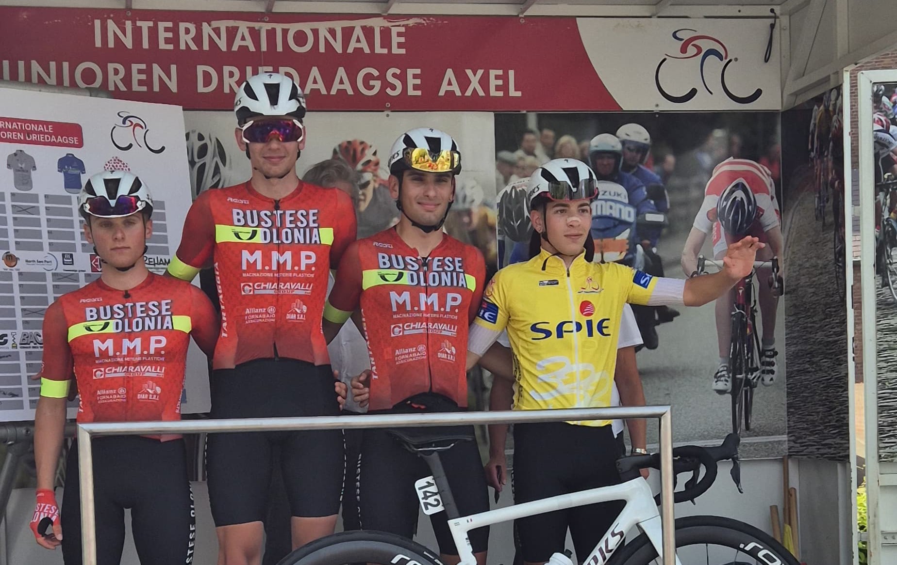 Westdorpe e Sluiskil (Olanda) – 44° Spie Internationale Juniores Driedaagse : tappa 2/a (Cronometro) e 2/B (In linea) con Favero in evidenza e Zoco in maglia gialla