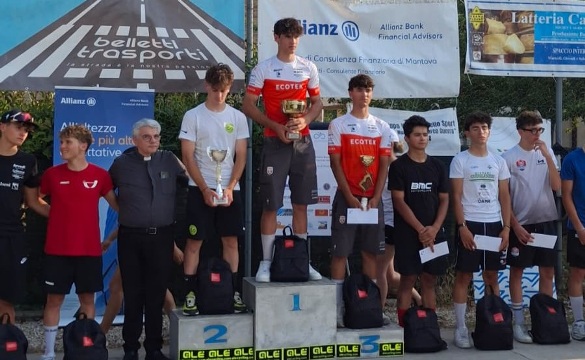 Casatico (Mantova) – Juniores : 5° trofeo Allianz Bank a Mattia Arnoldi (Team Ecotek-Zero 24)