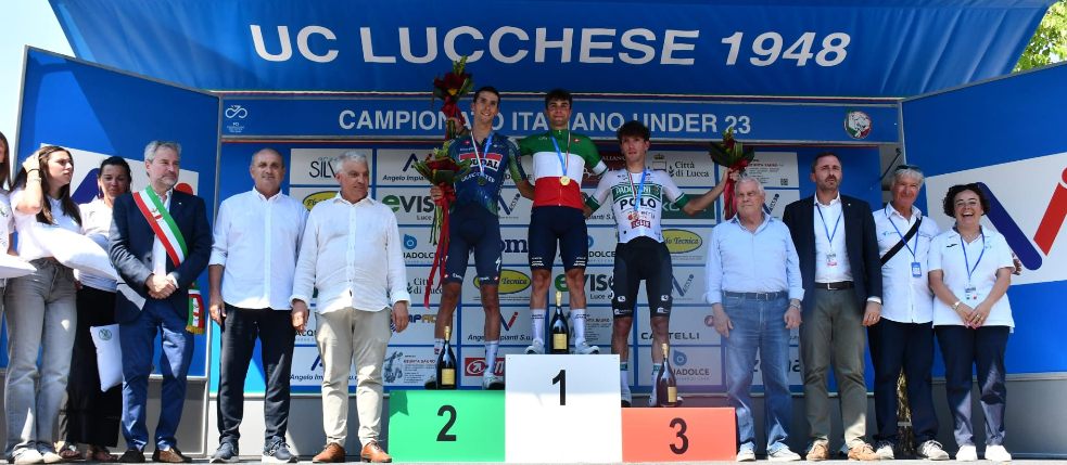 Lucca – Campionato Italiano Under 23 : Vince Negrente (Xds Astana) ma la notizia dice che l’isolato “Riccardo Barbuto” convince sempre di più