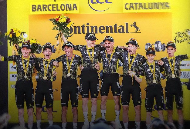 Barcellona (Spagna) – 113° Tour De France : alla Visma Lease a Bike la cronosquadre con Vingegaard maglia gialla : Tutte le classifiche