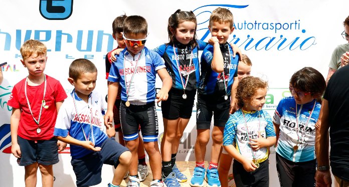 Inveruno (Milano) – Giovanissimi nel 4° Trofeo Inveruno Bike Team-Trofeo IBT Autotrasporti Ferrario : Organizzazione “Equipe Corbettese”