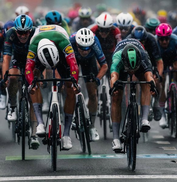 Diest (Belgio) – 21° Renewi Tour : Jonathan Milan (Lidl-Trek) al fotofinish su Olav Kooij (Decathlon CMA CGM Team) e 3° Tim Merlier (Soudal Quick Step)