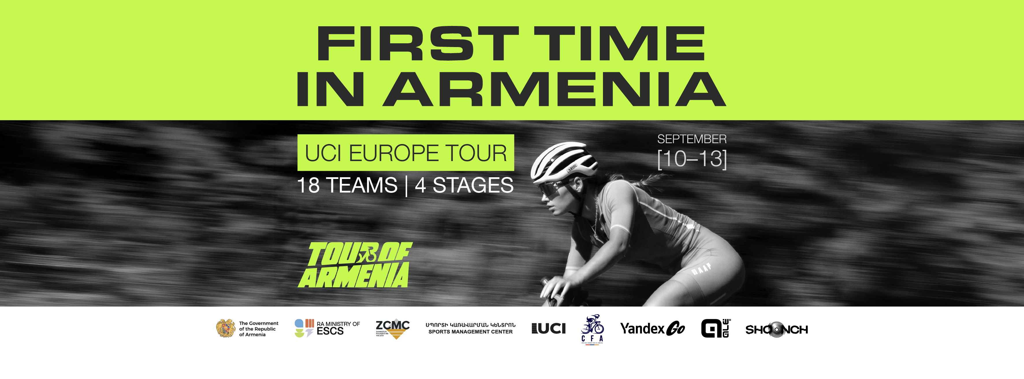 Milano – Ciclismo Professionistico : “Benvenuto Tour of Armenia” dal 10 al 13 Settembre 2026