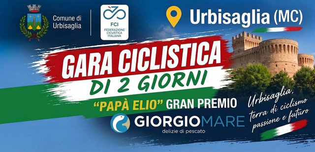 Urbisaglia (Macerata) – Presentazione del “Pap Elio-Gran Premio GiorgioMare” lunedì 21 settembre 2026