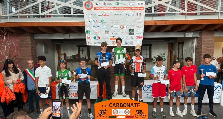 Carbonate (Como) – 57° GP Industria e Commercio Esordienti 2° Anno : Vince Lorenzo Aratari (VC Lugano)