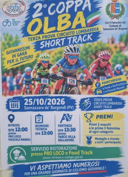 Sannazzaro de Burgondi (Pavia) – Giovanissimi : 2° Coppa Olba a Sannazzaro de Burgondi categorie Maschili e Femminili