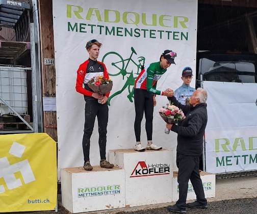 Mettmenstetten (Svizzera) – Il Campione d’Italia Ciclocross Allievi Alex Nathan Longhi torna al successo dopo il brutto incidente in allenamento di 2 mesi fa a Gazzada (Varese)