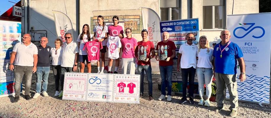 Buscoldo (Mantova) – Ciclismo Femminile e Maschile in una giornata Rosa Azzura molto coinvolgente – Fotoservizio di Paolo Biondo